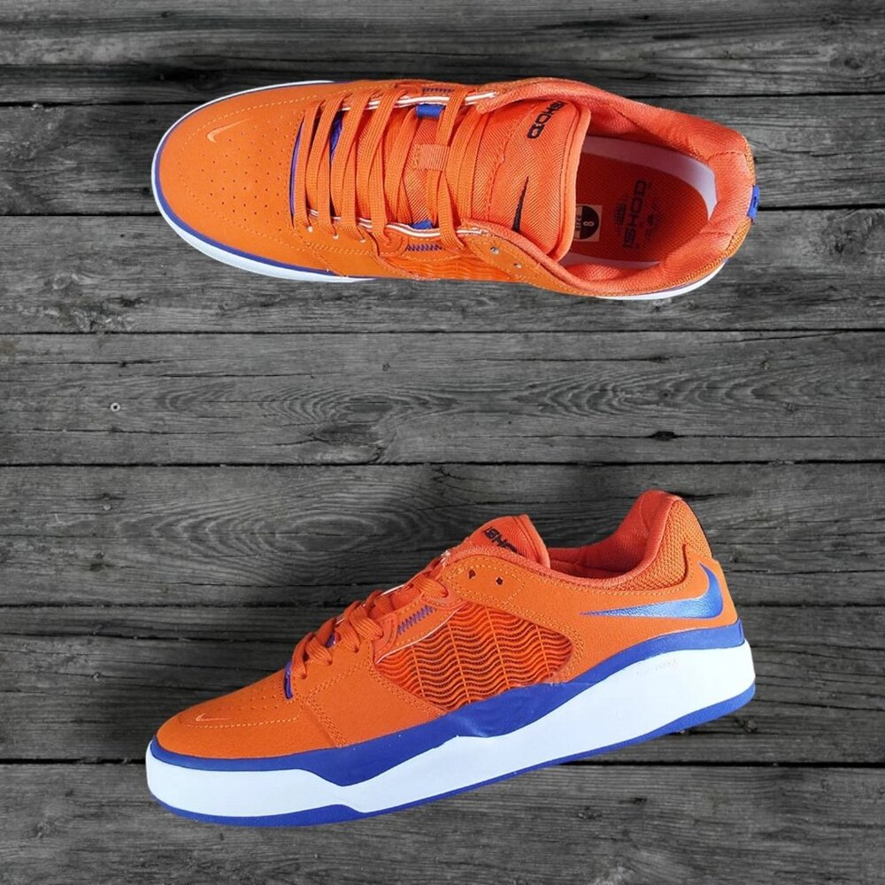 Nike SB Ishod Premium Shoes - Orange/Blue Jay-Orange (BRAND NEW)